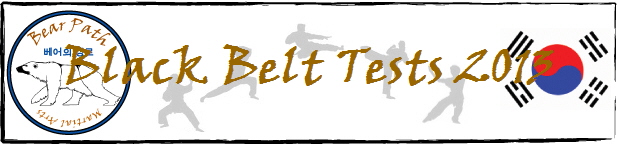 Black Belt Tests 2013
